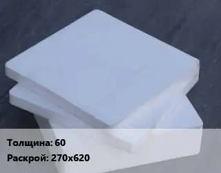 Капролон плита 60 270х620